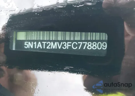 2015 Nissan Rogue Sv из США, поврежденный, VIN 5N1AT2MV3FC778809